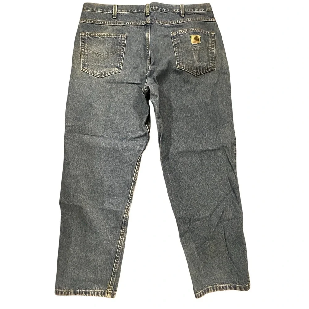 Carhartt B17 DST Tapered Leg‎ Jeans Men Size 39x29 Relaxed Fit Work Cotton